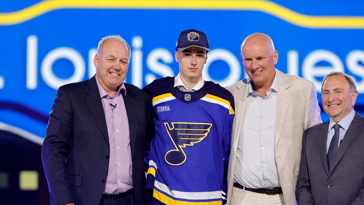 Adam Jiříček na drafte 2024.