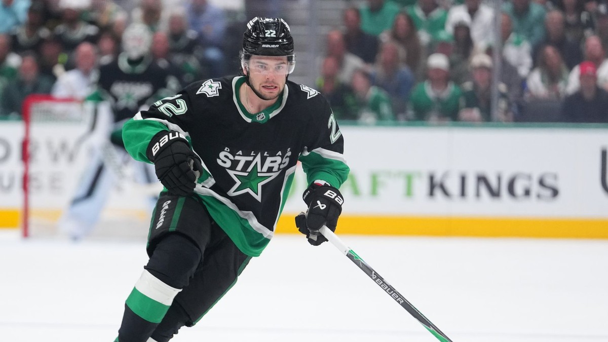 Mavrik Bourque v drese Dallasu Stars.