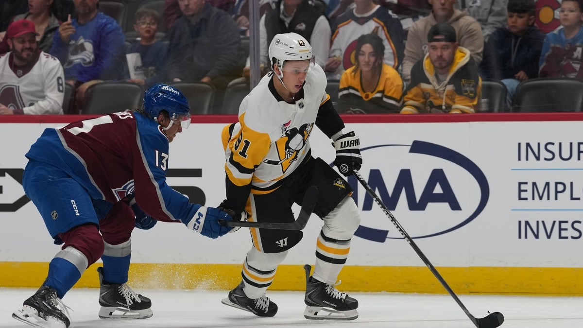 Hokejista Pittsburghu Penguins Ben Kindel. 