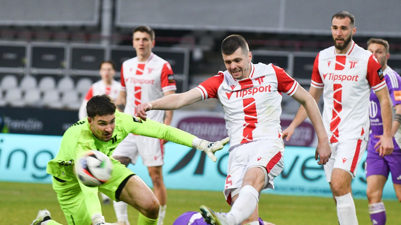 Futbalisti AS Trenčín.