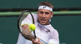 Alex Molčan na turnaji Indian Wells 2023.