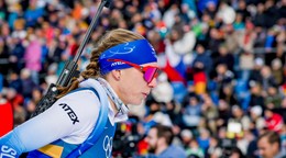 Slovenská biatlonistka Anastasia Kuzminová.