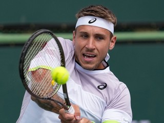 Alex Molčan na turnaji Indian Wells 2023.