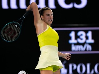 Aryna Sabalenková v semifinále Australian Open 2025.