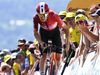Španielsky cyklista Carlos Rodríguez počas Tour de France 2025.