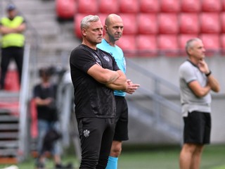 Tréner Trnavy Michal Ščasný.