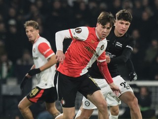 Slovenský hráč Feyenoordu Leo Sauer.