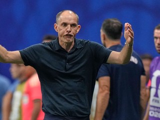 Thomas Tuchel v semifinále MS vo futbale 2026.
