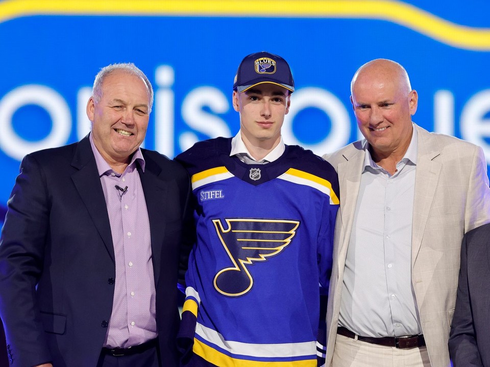 Adam Jiříček na drafte 2024.