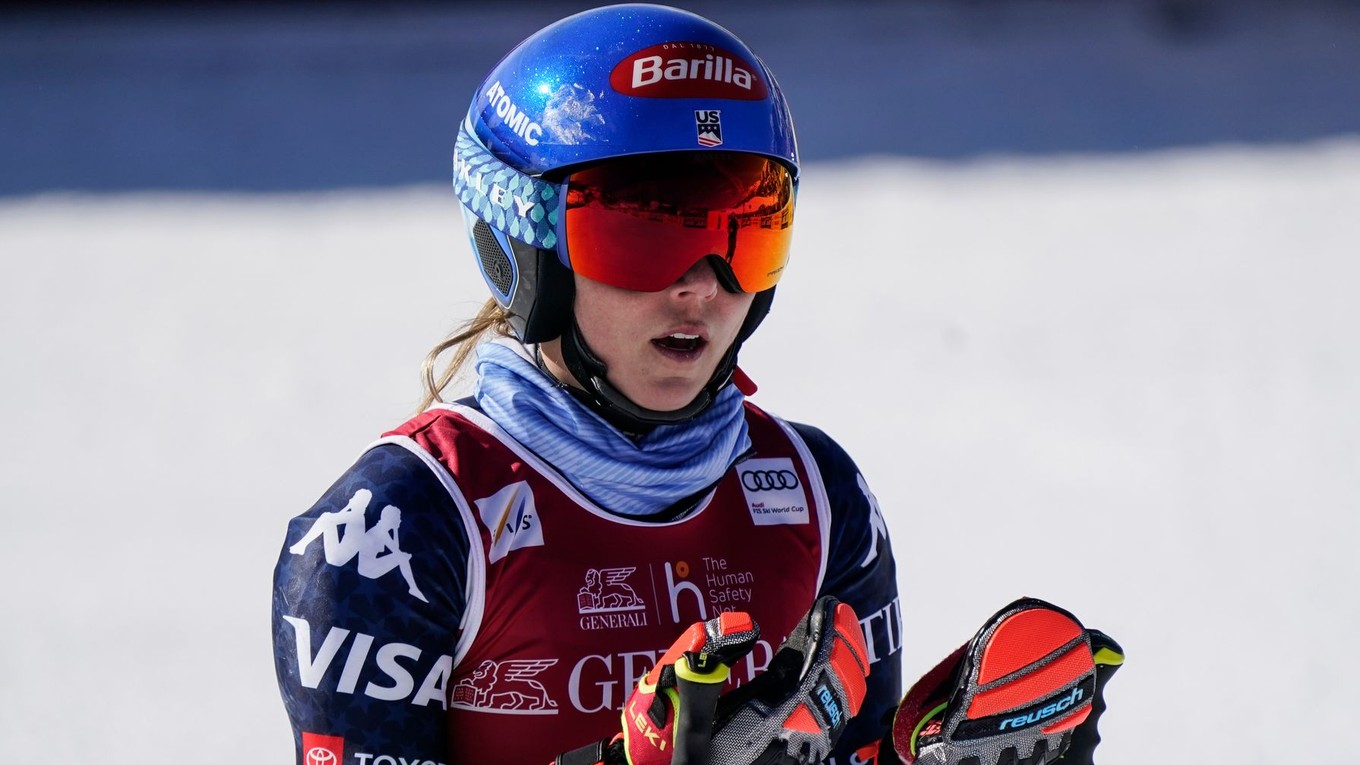 Na snímke je americká lyžiarka Mikaela Shiffrinová.