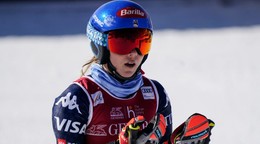 Na snímke je americká lyžiarka Mikaela Shiffrinová.