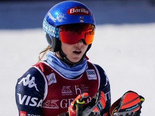 Na snímke je americká lyžiarka Mikaela Shiffrinová.