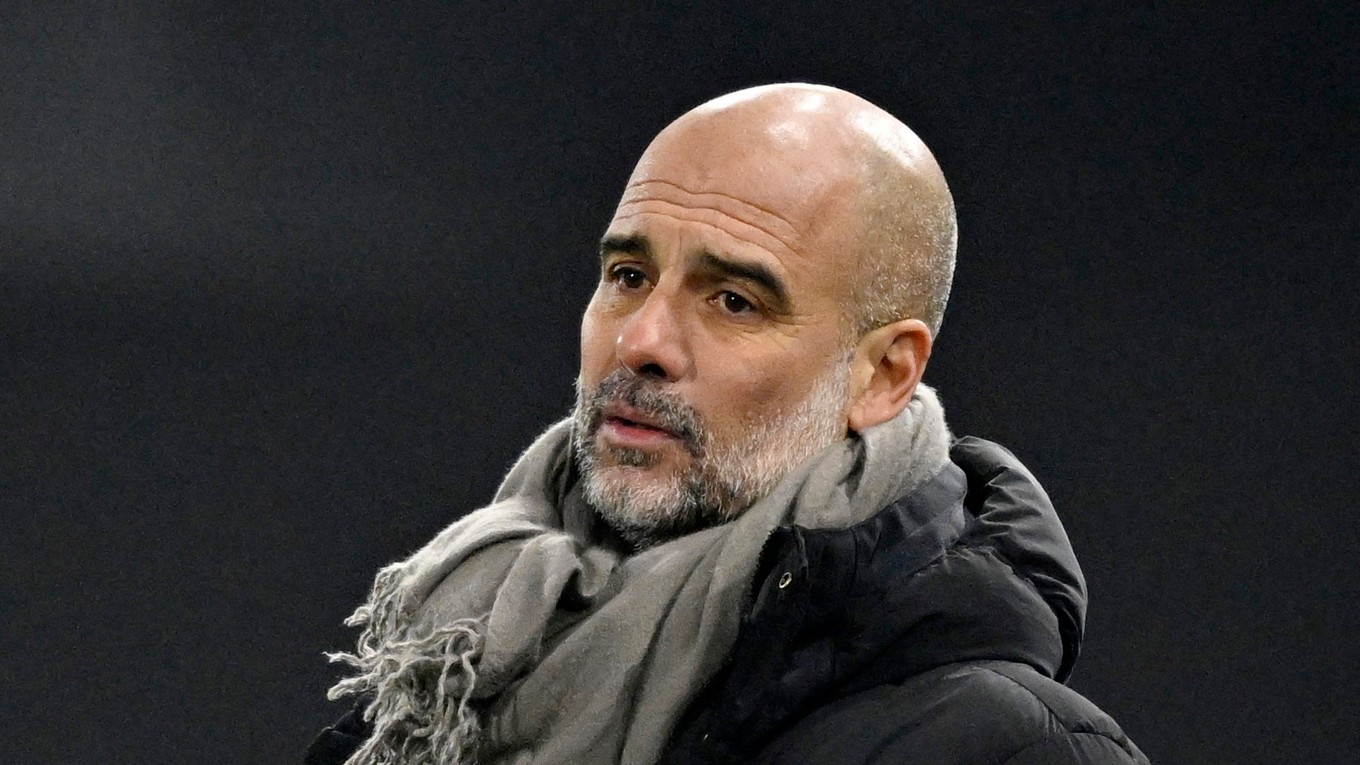 Tréner Manchesteru City Pep Guardiola