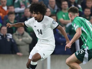 Karim Adeyemi v súboji.