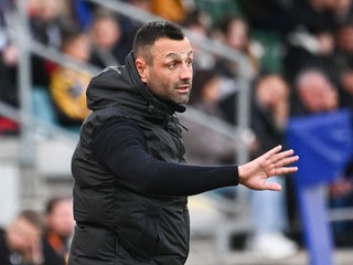 Na snímke je tréner MFK Skalica David Oulehla.