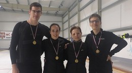 Štvorica Marek, Silvia Sýkorovci a Gabika, David Kajanovci.