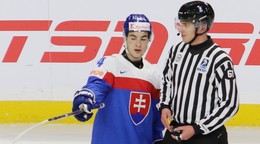 Fotka zo zápasu Slovensko - Švédsko na MS v hokeji hráčov do 20 rokov 2026.