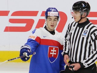 Fotka zo zápasu Slovensko - Švédsko na MS v hokeji hráčov do 20 rokov 2026.