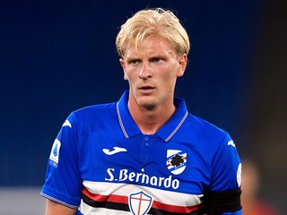Morten Thorsby v drese Sampdoria Janov.