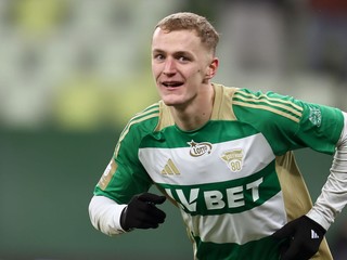 Tomáš Bobček v zápase Lechia Gdańsk Termalica Nieciecza 5:1.