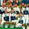 Víťazný tím španielskych basketbalistov na paralympiáde v Sydney 2000.