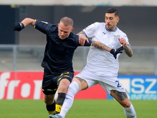 Ondrej Duda v zápase Verona - Lazio Rím.