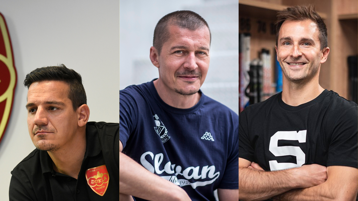 Branko Radivojevič, Richard Kapuš a Dominik Graňák. 
