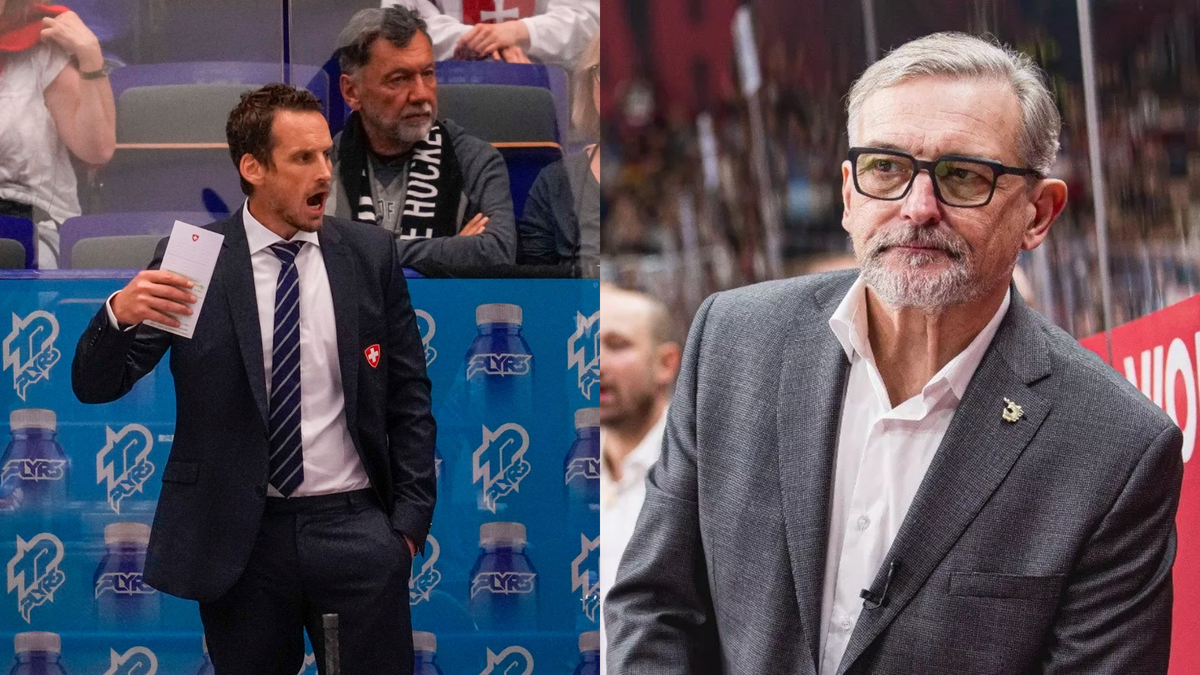 Patrick Fischer a Zděnek Moták. 