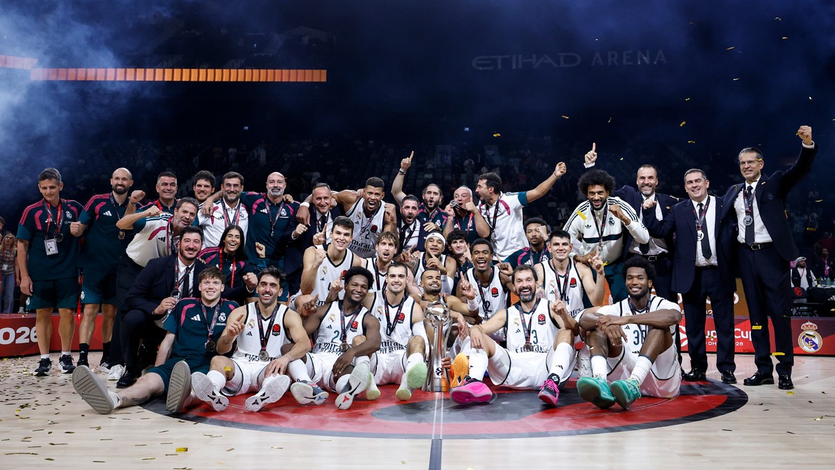 Basketbalisti Realu Madrid.