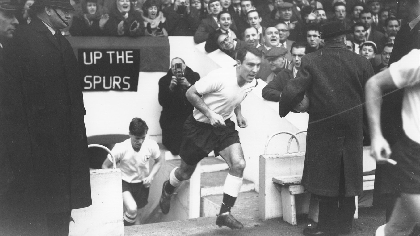Jimmy Greaves v drese Tottenham Hotspur.