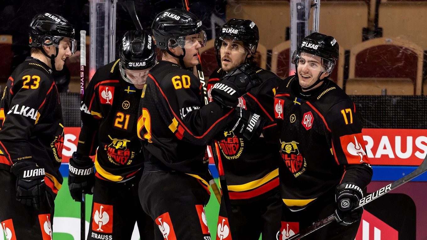 Hokejisti Lulea Hockey.