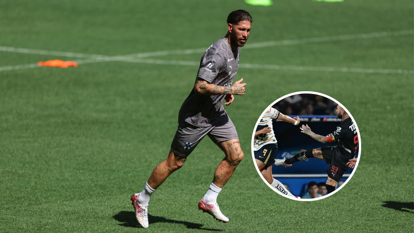 Sergio Ramos dostal červenú kartu za kopanec do zadku