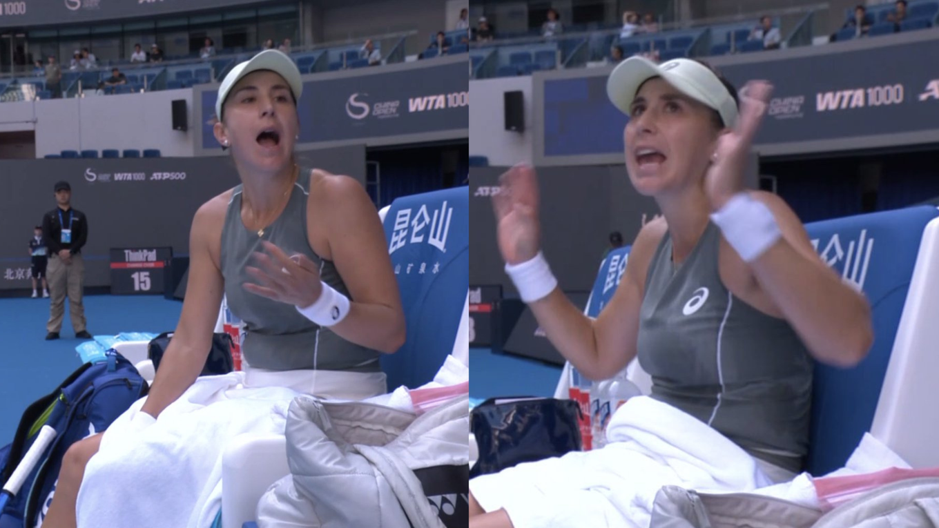 Belinda Benčičová v hádke s Coco Gauffovou