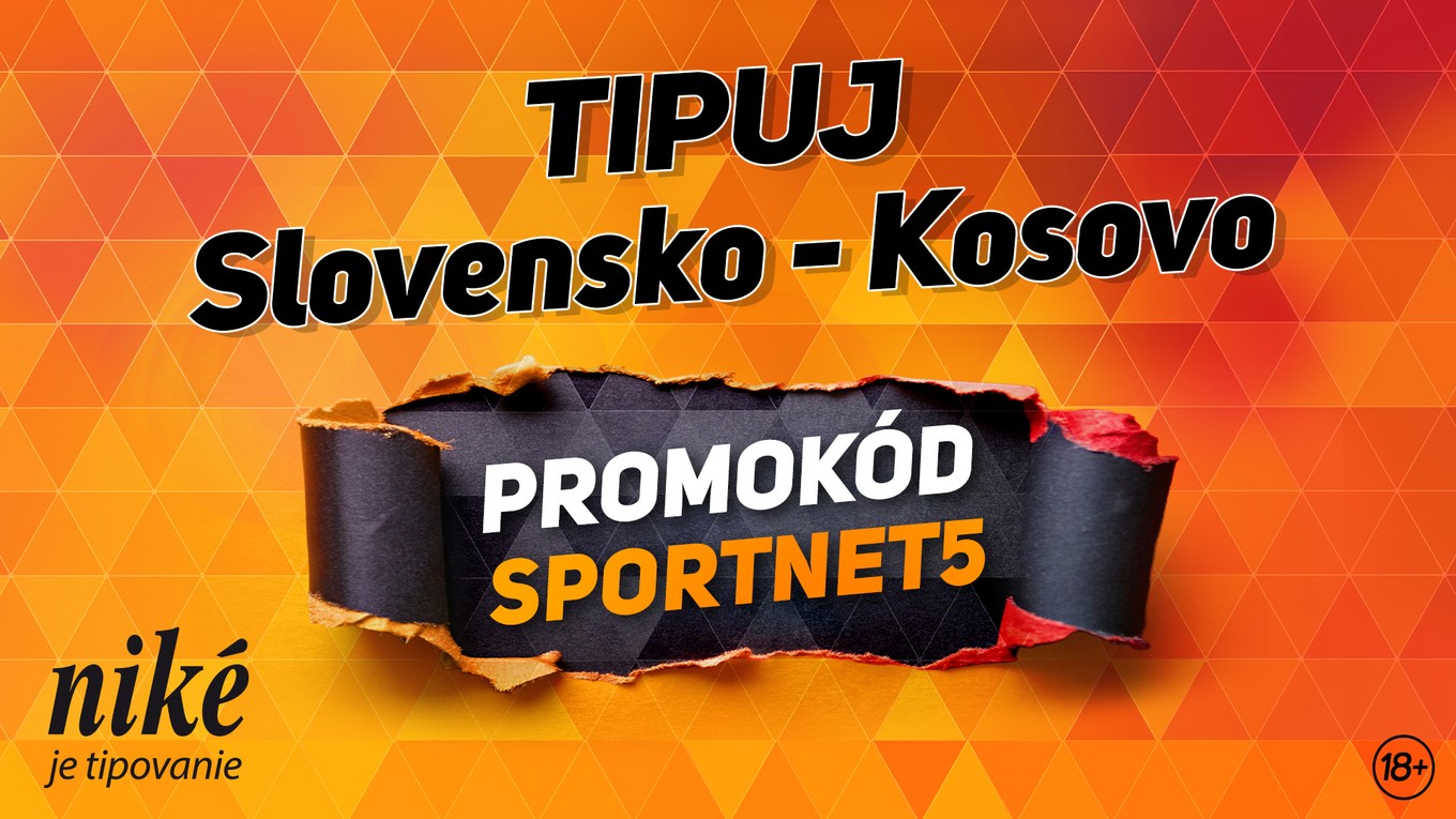 Tipujte Slovensko – Kosovo: S promokódom SPORTNET5 od Niké neprehráte!