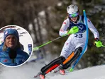 Slovenská lyžiarka Petra Vlhová v 1. kole slalomu na ZOH 2026.