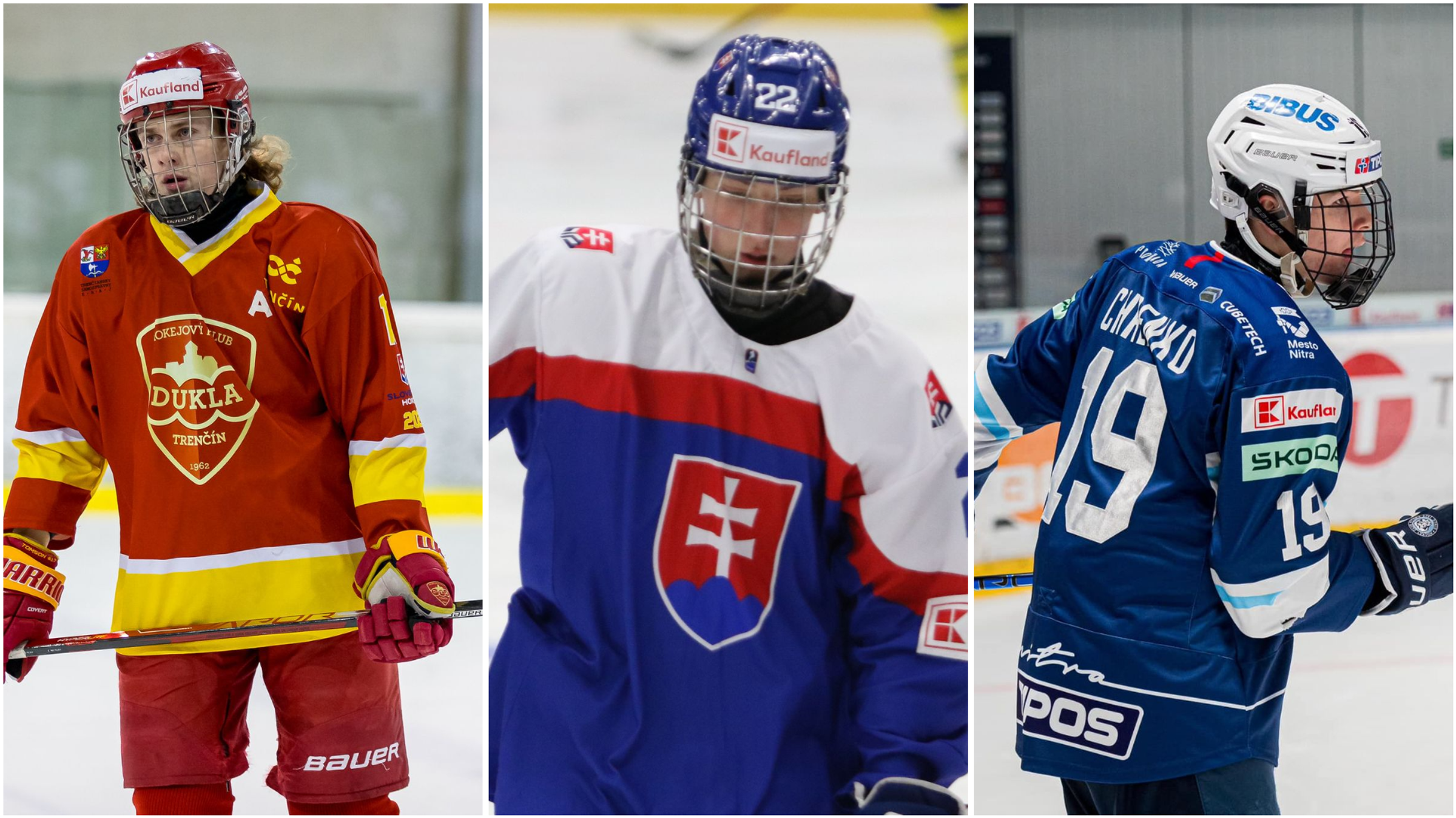 Tobias Tomík, Adam Nemec a Tomáš Chrenko ml.