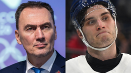 Miroslav Šatan a Juraj Slafkovský