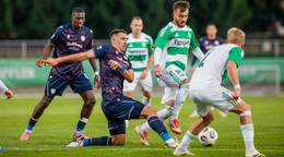 Futbalisti Dunajskej Stredy a Skalice.