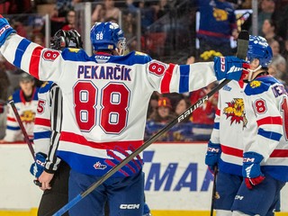 Juraj Pekarčík v drese Monctonu Wildcats