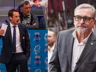 Patrick Fischer a Zděnek Moták. 