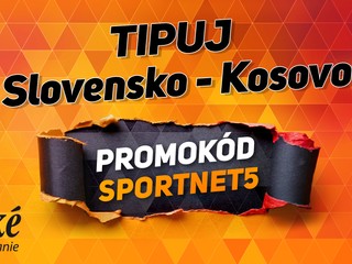 Tipujte Slovensko – Kosovo: S promokódom SPORTNET5 od Niké neprehráte!