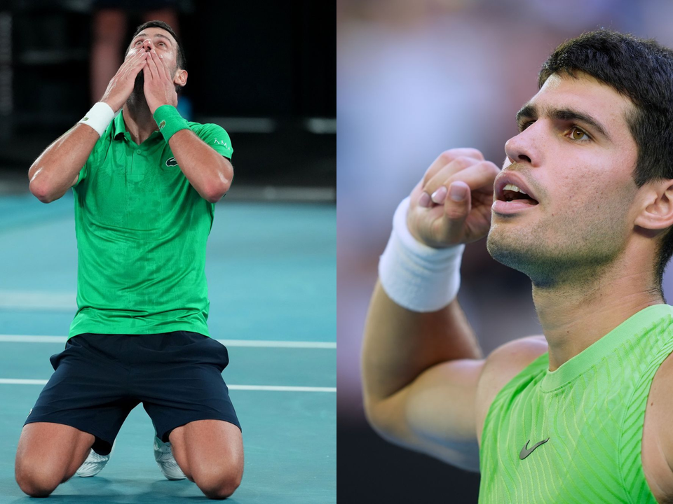 Novak Djokovič a Carlos Alcaraz. 