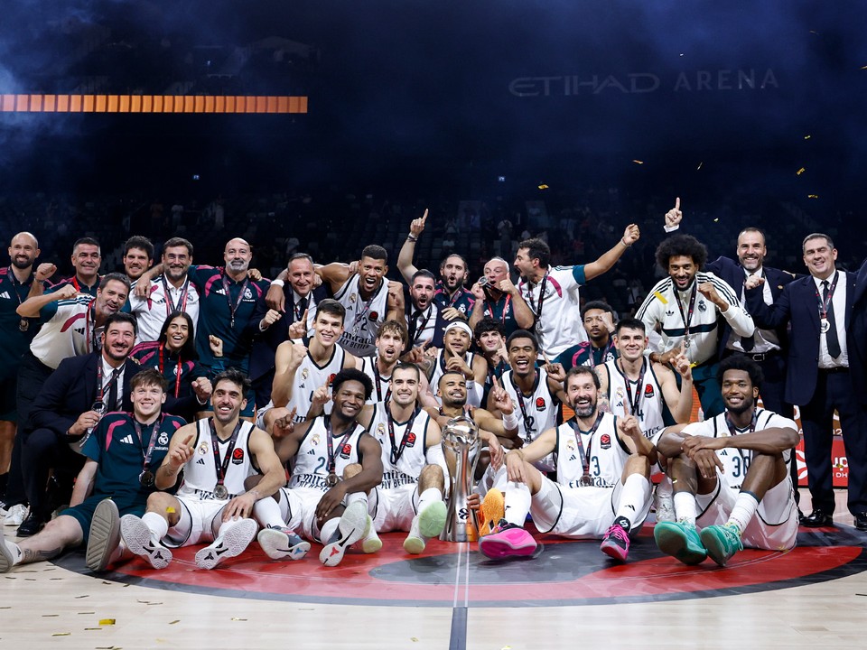 Basketbalisti Realu Madrid.