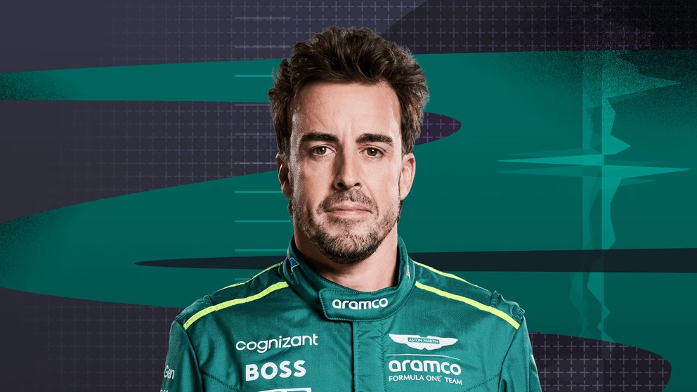 Fernando Alonso - jazdec tímu Aston Martin.