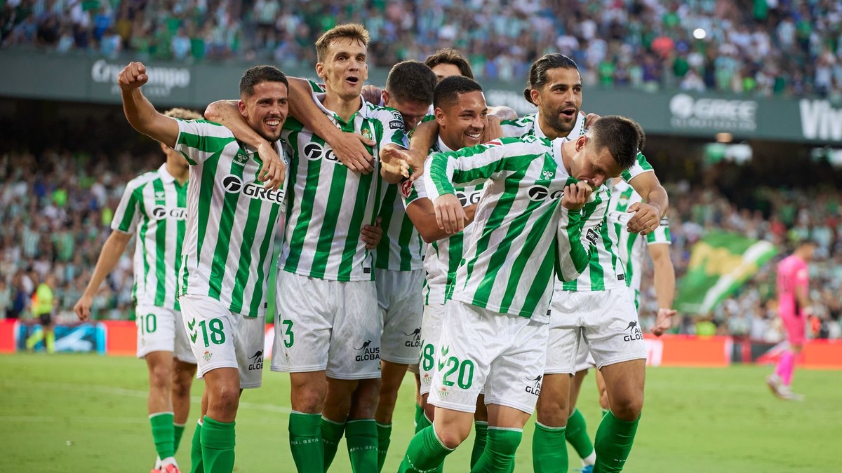 Futbalisti Betis Sevilla.