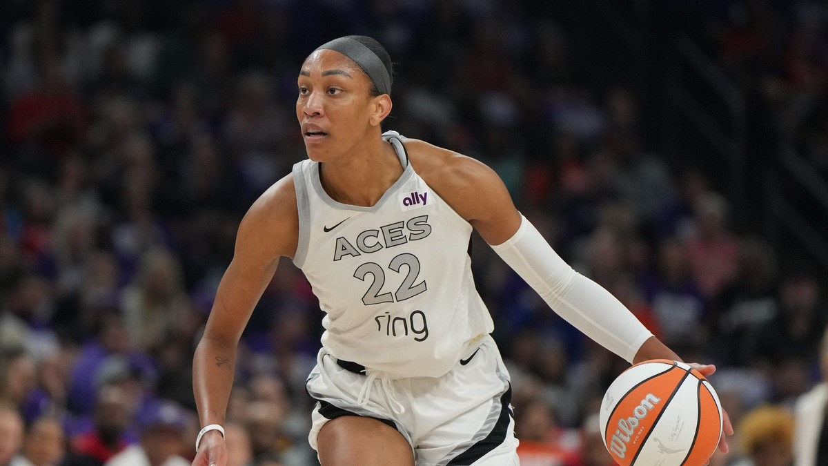 Hviezdna americká basketbalistka A'ja Wilsonová.