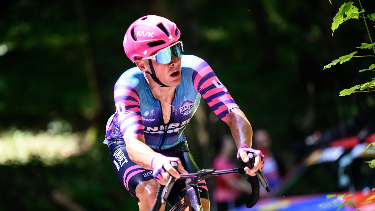 Slovenský cyklista Lukáš Kubiš.