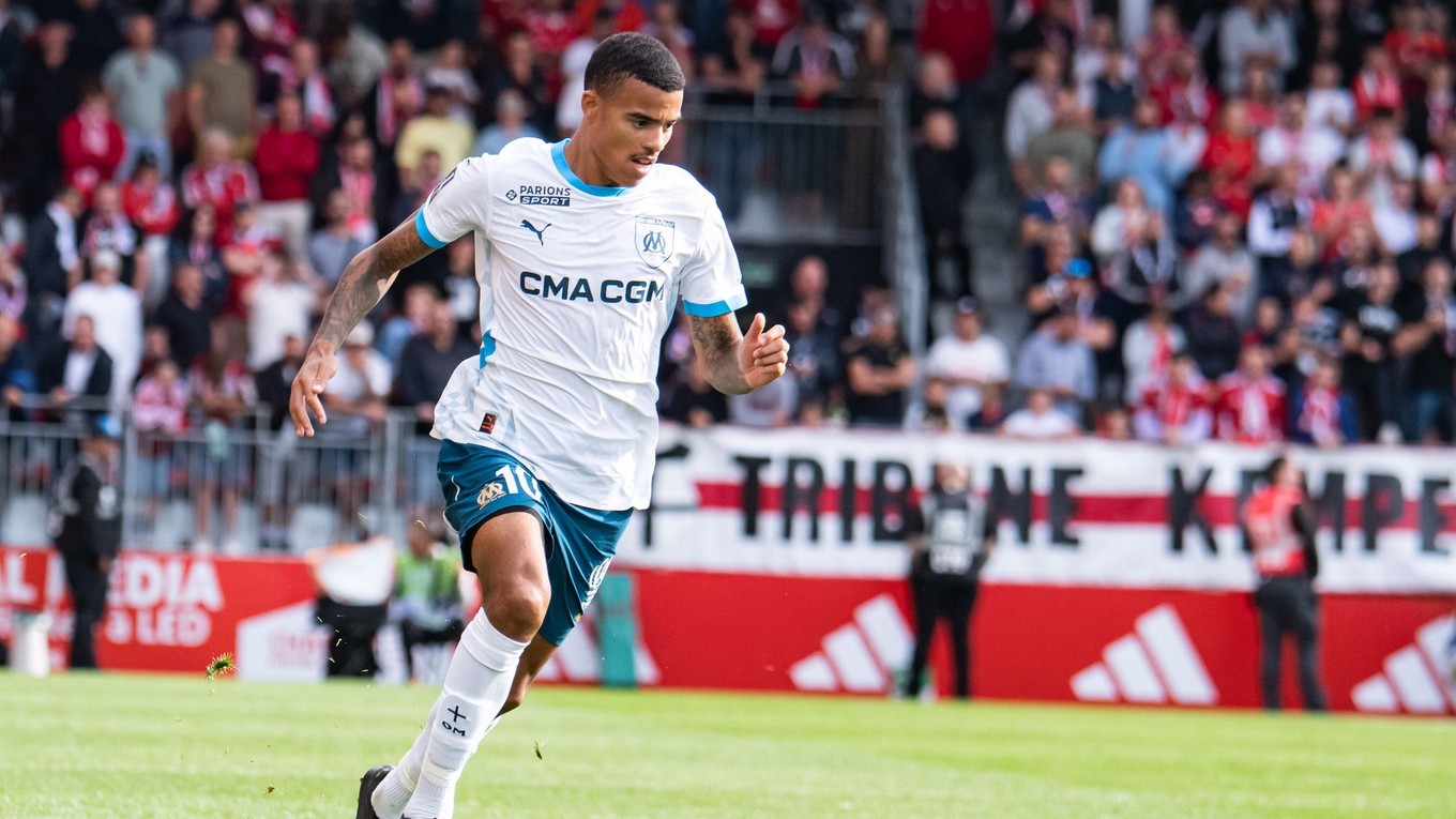 Mason Greenwood v drese Marseille. 