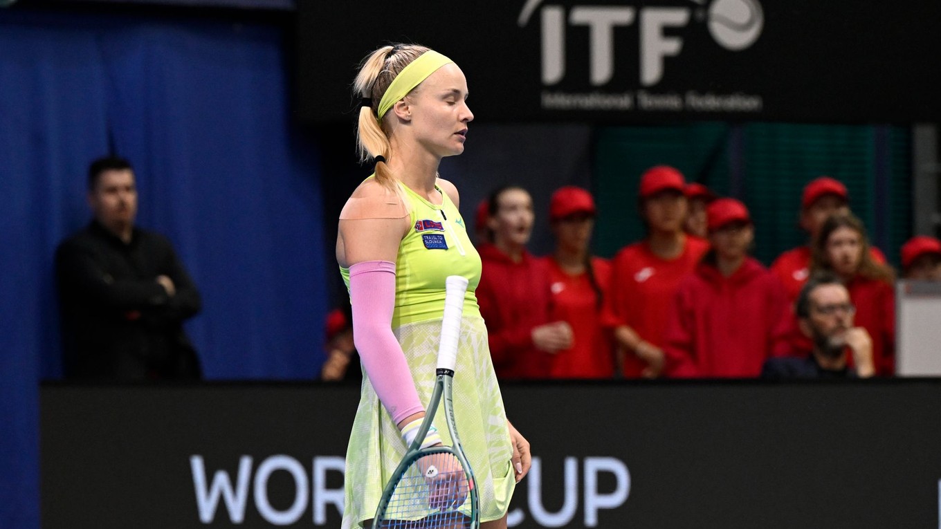 Slovenská tenistka Rebecca Šramková.