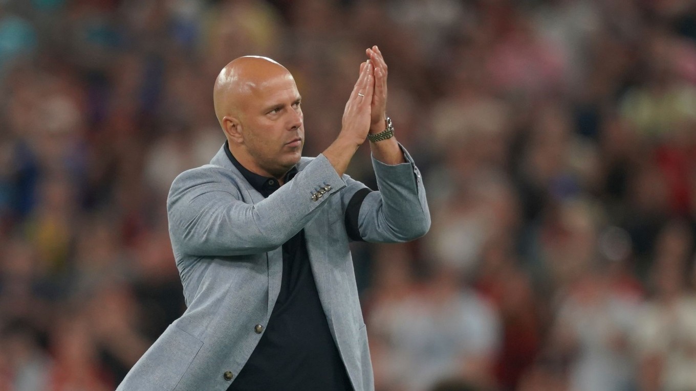 Tréner Liverpoolu Arne Slot. 